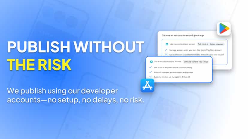 Publish your Shopify mobile app without risk using Brillocraft