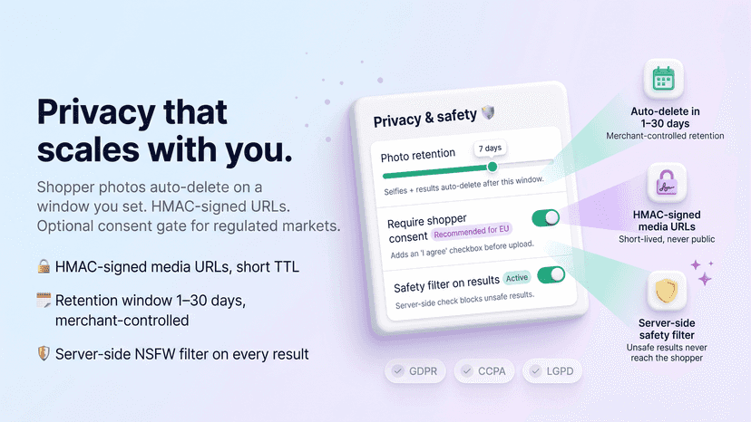Privacy that scales with you