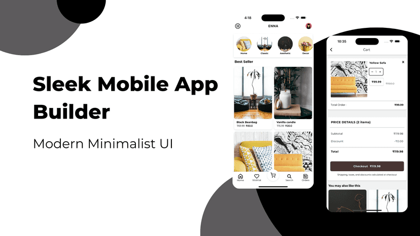 Sleek Mobile App Builder