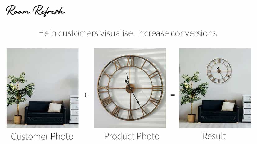 Room Refresh Virtual Reality Product Placements in your home