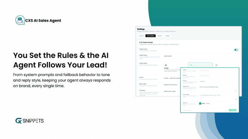 AI Behavior & Guardrail Controls