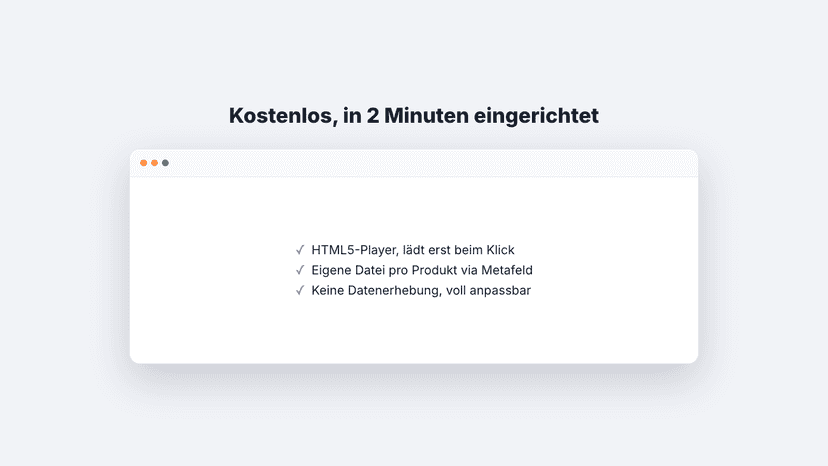 Funktionen des Hörprobe-Players im Theme-Editor