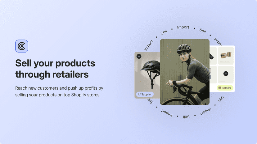 Sell your products through retailers