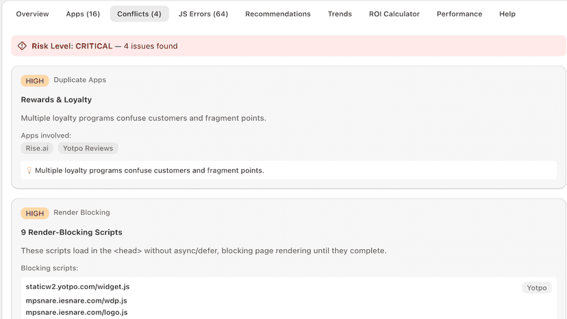Application Conflicts