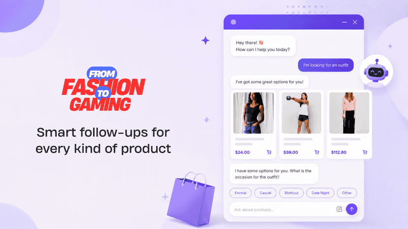 Easy to use chat experience for shoppers
