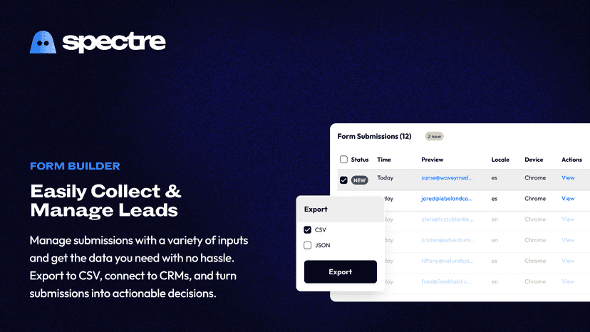 Easily Collect & Manage Leads