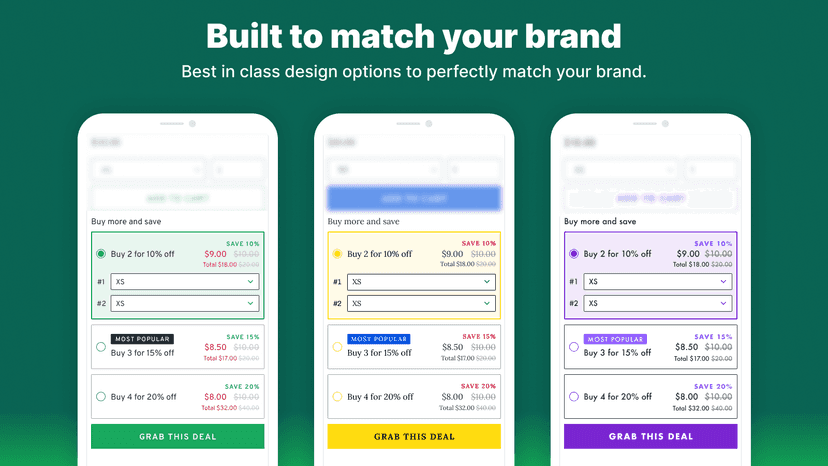 best shopify bundle app, quantity break quantity discount