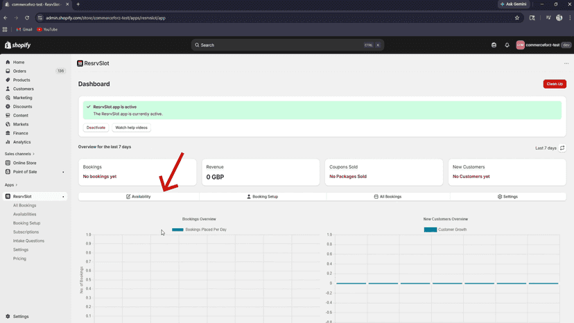 smart dashboard to view activities in last number of days