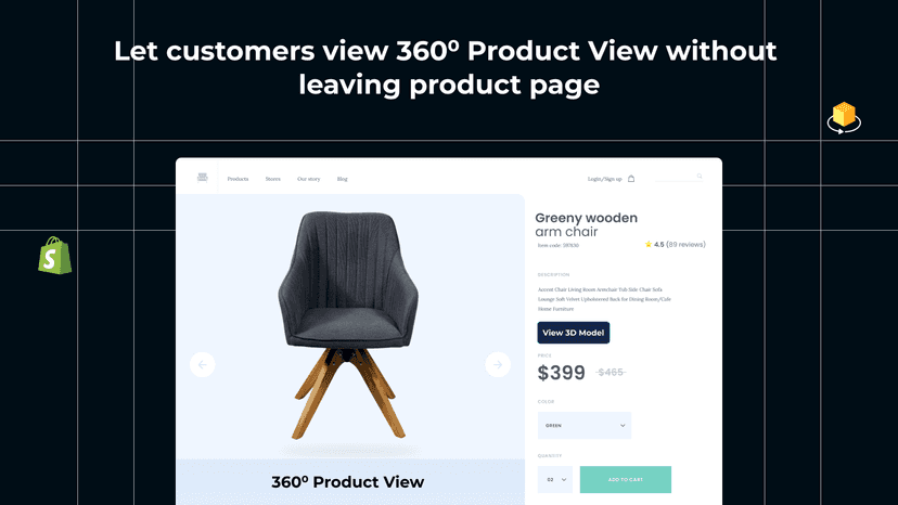 360 product view