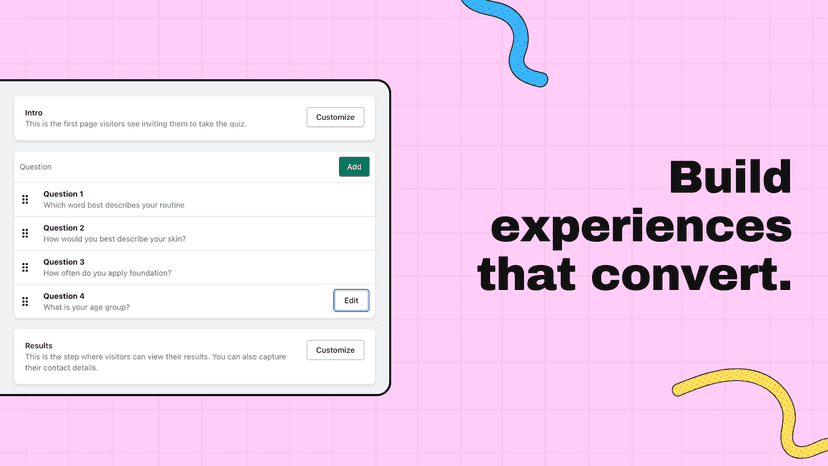 Build Quiz experiences