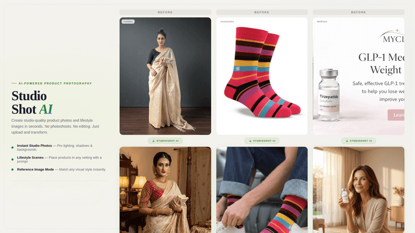 Application home page