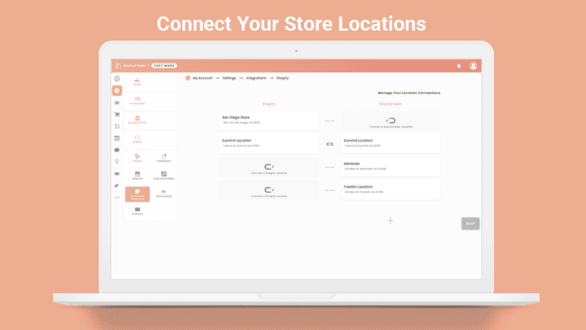 Connect Locations Page