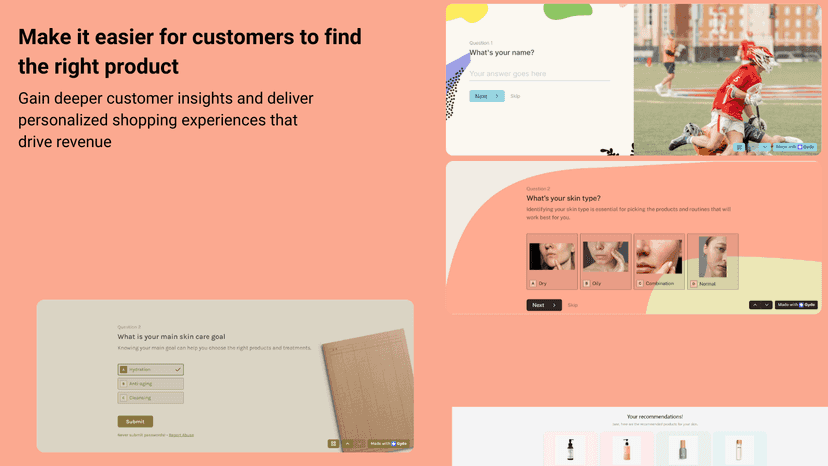 personalize experience