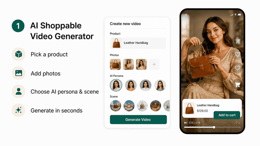 Al Shoppable Video Generator