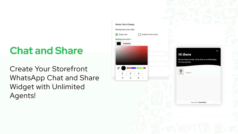 Customer Support, Customer Support SweetHelp, Whatsapp API