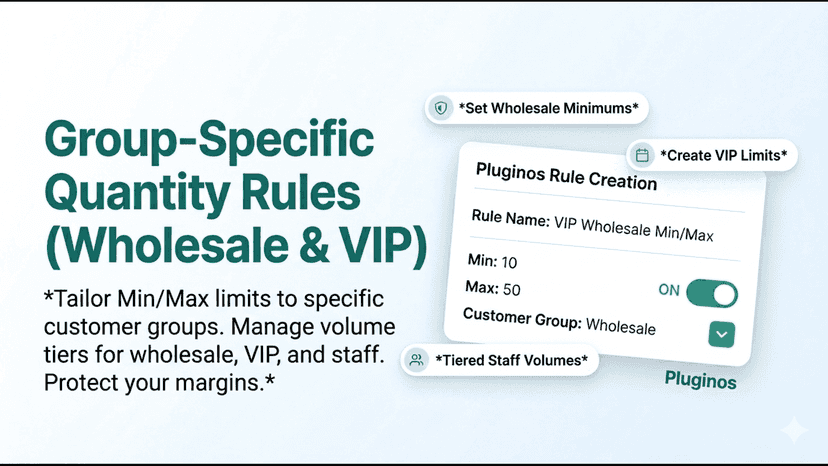 Apply rules for specific customers