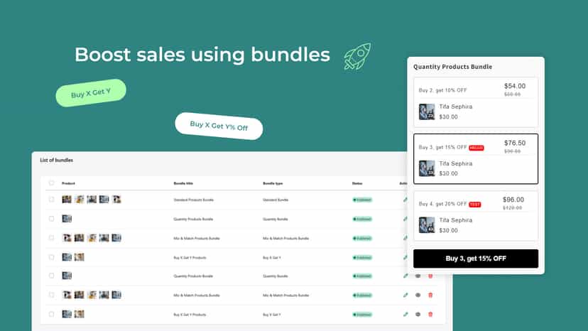 Create BOGO and quantity bundles for Shopify stores