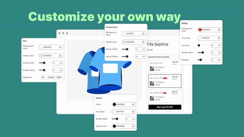 Flexible discount options for all product bundles
