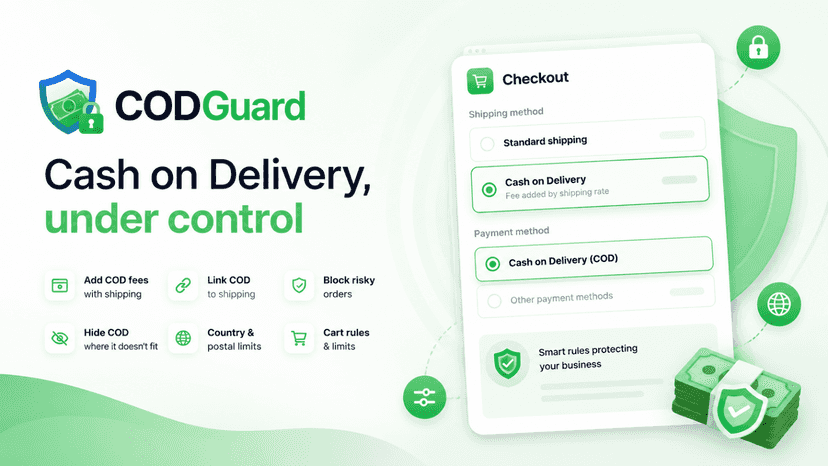 COD GUARD. Cash on delivery under control
