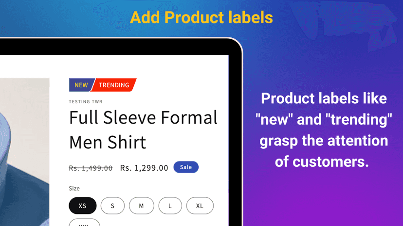 Custom Product Labels