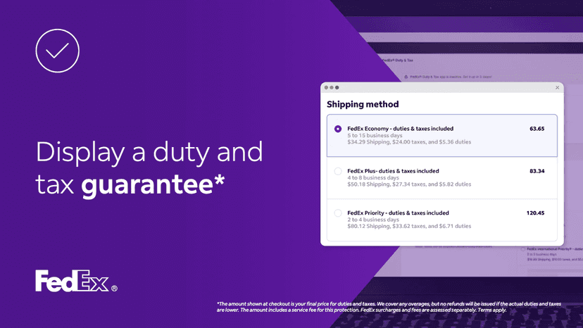visual of shipping methods
