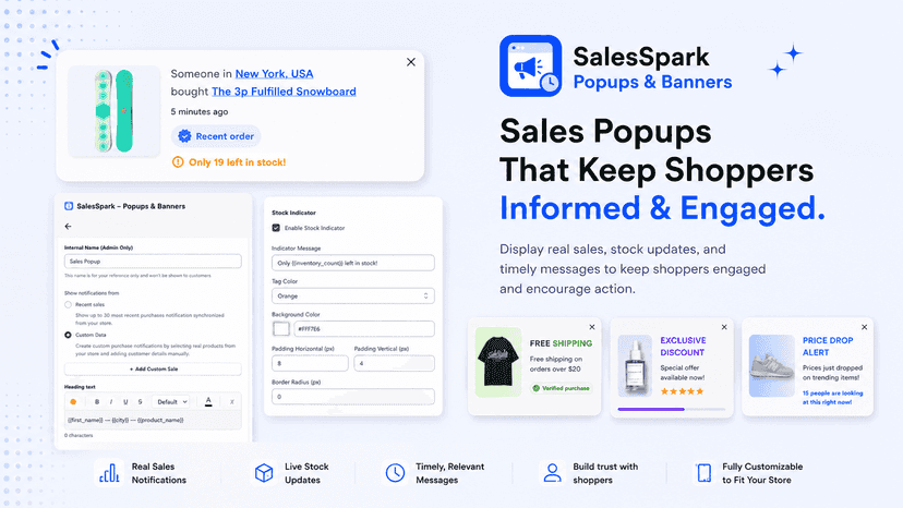 Boost credibility and engagement with custom store notifications