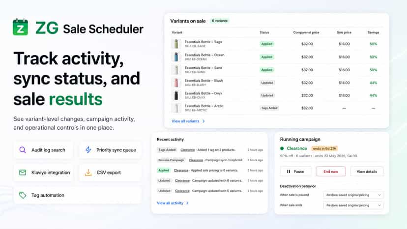 Sale Scheduler