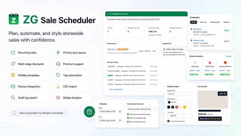 Sale Scheduler