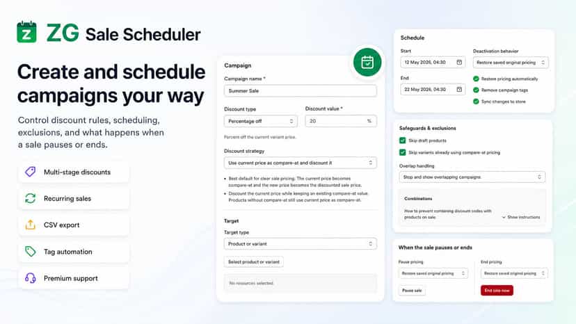 Sale Scheduler