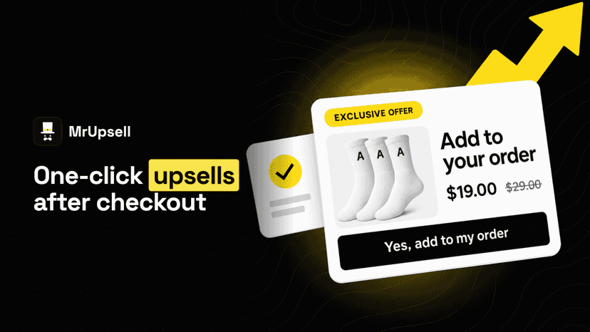 MrUpsell one-click post-purchase upsell offer card