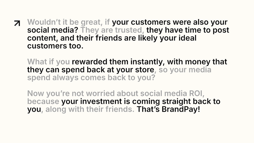 Brandpay - turn customers into creators
