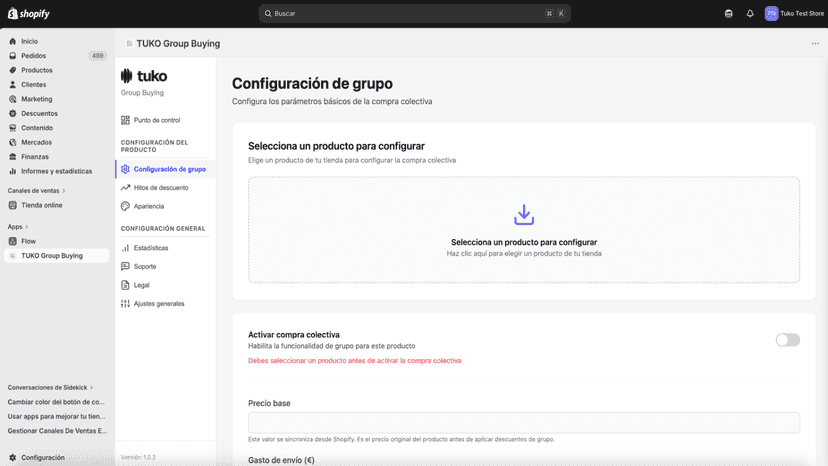 Create and manage collective buying groups