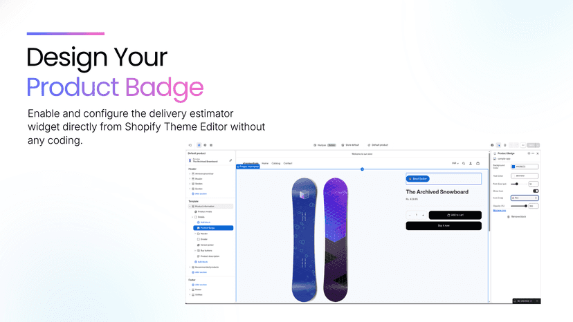 Theme editor page