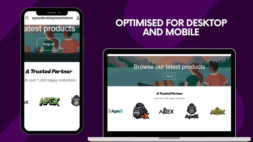 Optimised For Desktop And Mobile