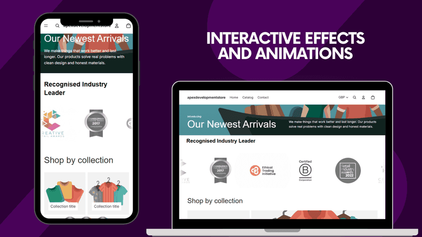 Interactive Effects and Animations