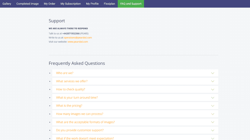FAQ and Support