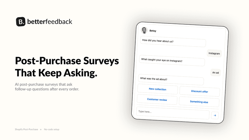 BetterFeedback AI follow-up conversation