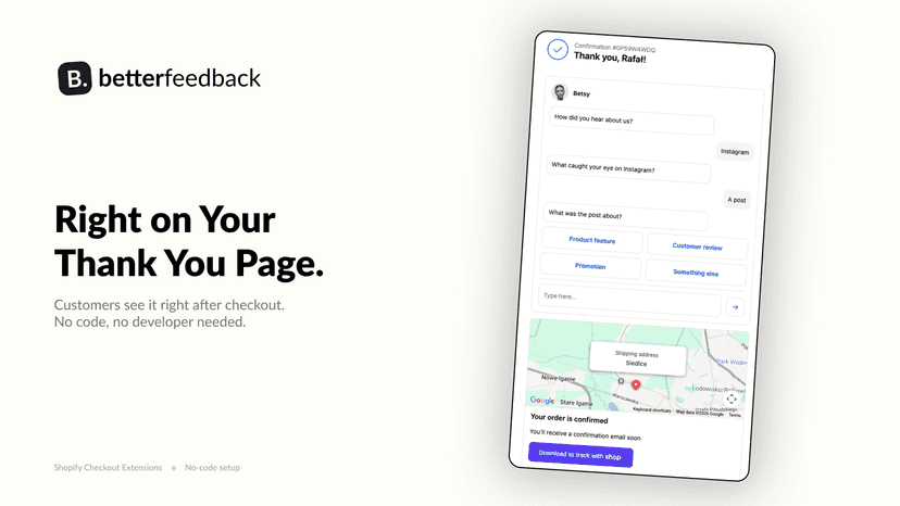 Right on Your Thank You Page.