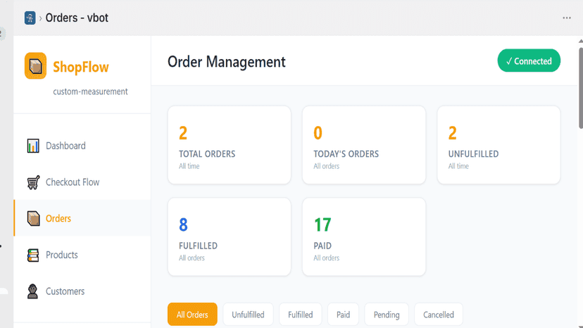 Track, process, and organize orders in one place