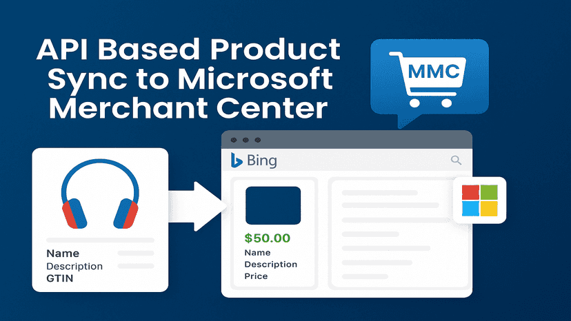 Real time sync products in Microsoft merchant center