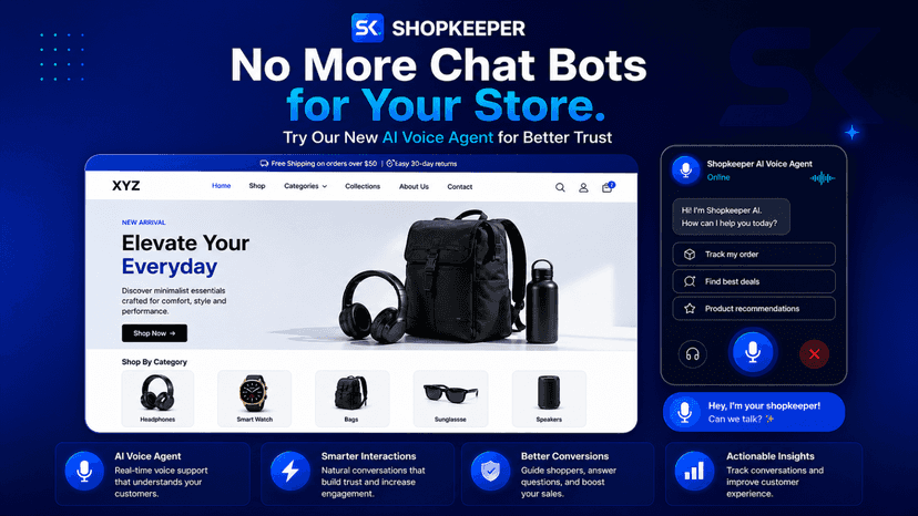 shopkeeper Ai voice agent