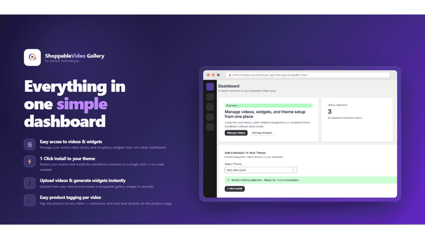 Free to install — start selling with video at no cost