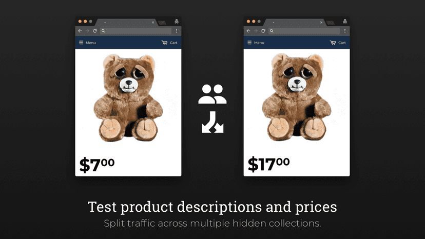 Test product descriptions and prices