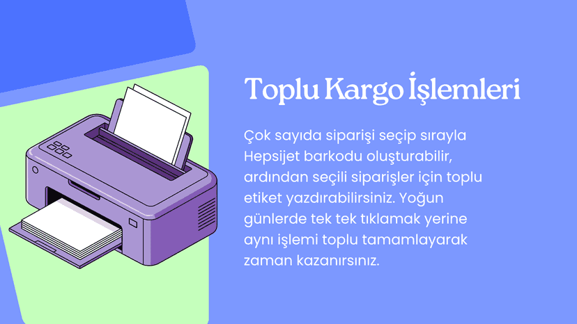 Toplu Kargo İşlemleri
