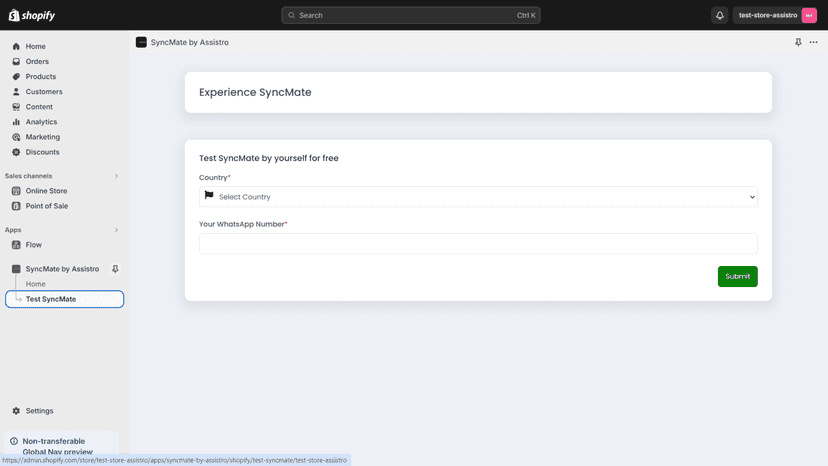 Test SyncMate Messaging on one go