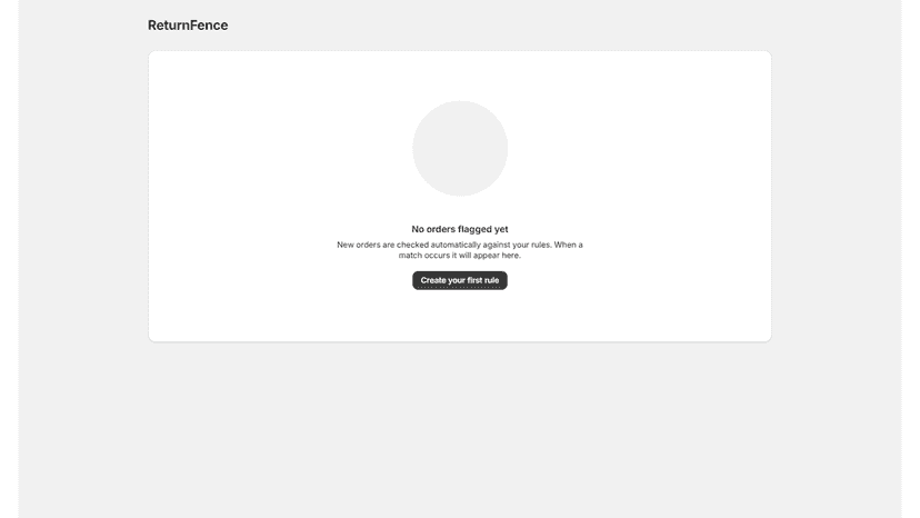 Review queue onboarding with no flagged orders