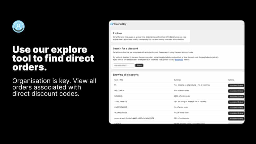 app explore page