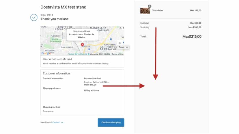 Shopify payment calculation with Borzo application