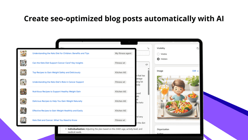 Create seo optimised blog posts using AI