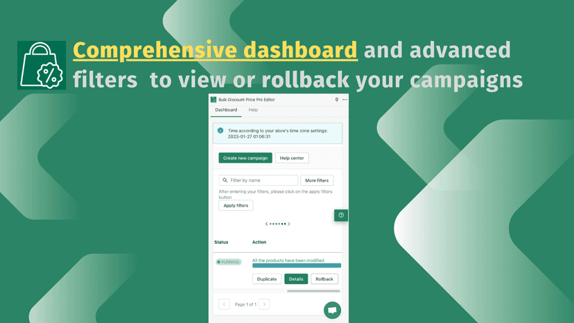 price editor dashboard
